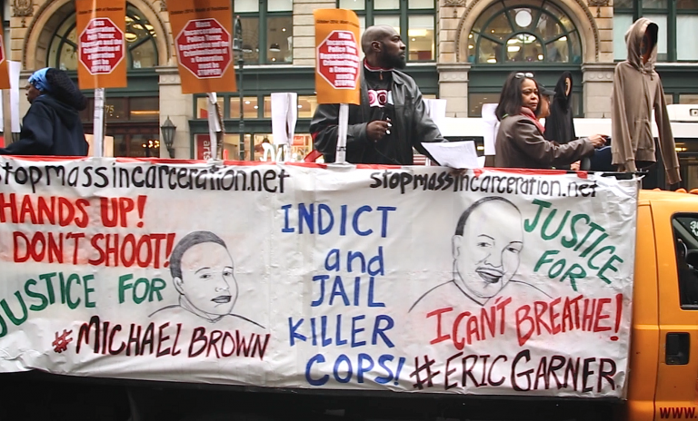 Justice for Eric Garner Banner