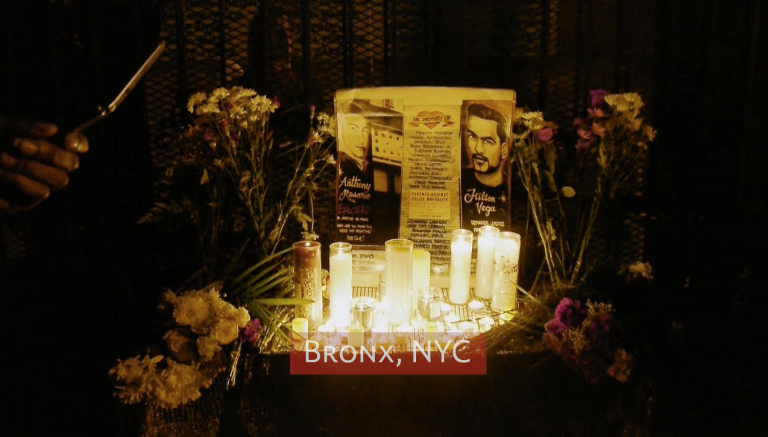 Vigil for Anthony Rosario, Hilton Vega murdered 1995